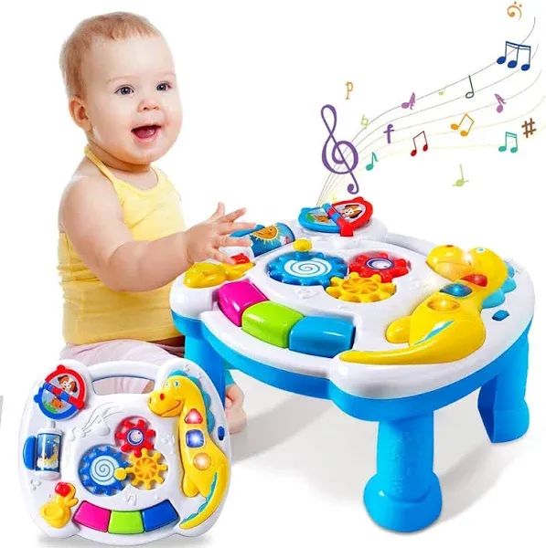 Baby Toy 6-12 Fun Music Activity Table Toddler 1-3 Early Learning Electronic kid