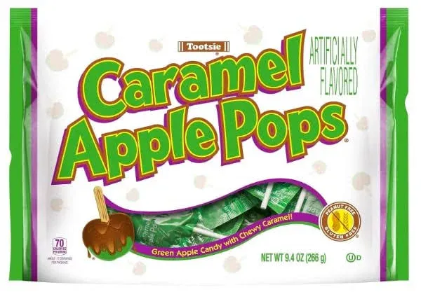 Caramel Apple Pops Tootsie