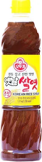 Ottogi 100% Korean Rice Syrup, 700 Grams/24 Ounces (Jocheong, Yetnal Ssalyeot)