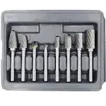 YUFUTOL Carbide Burr Set - 8pcs Double Cut Solid Carbide Rotary Burr Set Shank