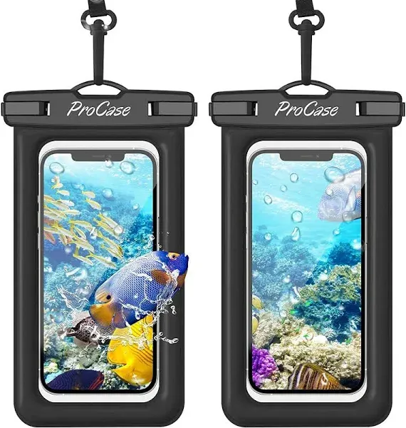 ProCase 2 Pack Floating Waterproof Phone Pouch