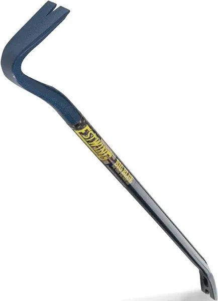 ESTWING Gooseneck Wrecking Bar PRO - 24" Pry Bar with Angled Chisel End & Forged Steel Construction - EWB-24PS