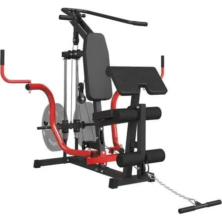 GMWD Bench Press Bench, 660lb Capacity Chest Machine, Shoulder Press, PEC Fly, LAT Pulldown