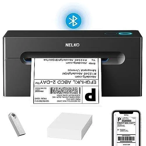 nelko Bluetooth Thermal Shipping Label Printer