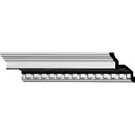 Ekena Millwork 2 3/4"H x 2 3/4"P x 3 7/8"F x 94 1/2"L Dentil Crown Moulding