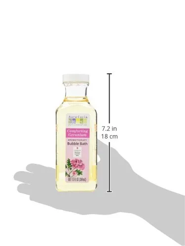 Aura Cacia Aromatherapy Bubble Bath Comforting Geranium