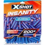 X-Shot Insanity 200 Dart Refill Pack by ZURU, Compatible with X-Shot and Other Brands, Blaster Outdoor Toys