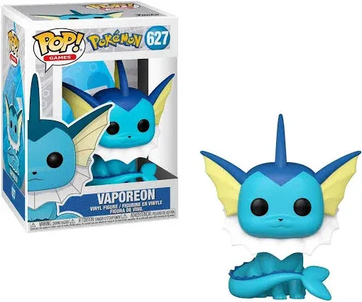 Funko Pop! Games: Pokemon - Vaporeon Vinyl Figure #627 #50545 NEW