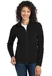 Port Authority L223 Ladies Microfleece Jacket - Black - L