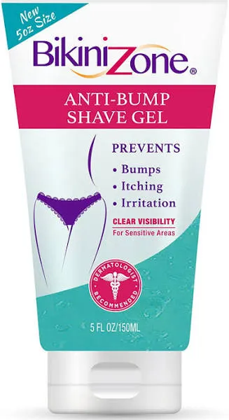 Bikini Zone Shave Gel Anti-Bumps, 4 Ounce (2 Pack)