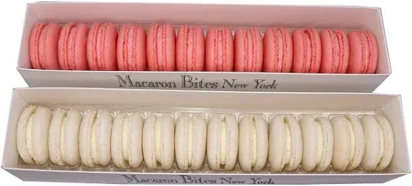 French Macaron Gift Box, Strawberry, 24-Pack  | eBay