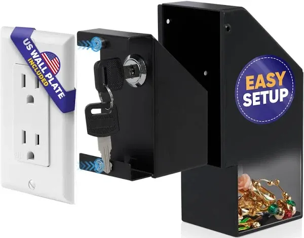 ® Wall Outlet Hidden Safe with Key Lock | The Sneaky Way to Trick Thieves | E...