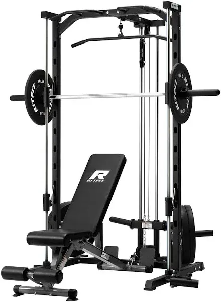 RitFit PSR05 2.0 Smith Machine Home Gym Package Color 260lb Set