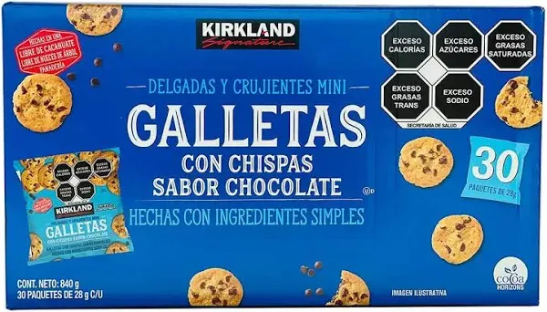 Kirkland Signature Thin & Crispy Mini Chocolate Chip Cookies