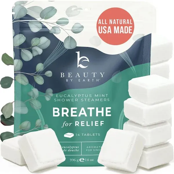 Beauty By Earth Breathe for Relief Shower Steamers