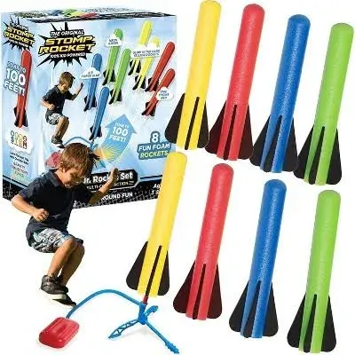 Stomp Rocket Jr Rainbow Rocket Kit