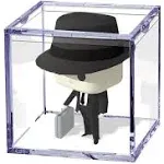 NEW BALL QUBE Baseball Display Case Acrylic BOX And 2x Metal Display Stands