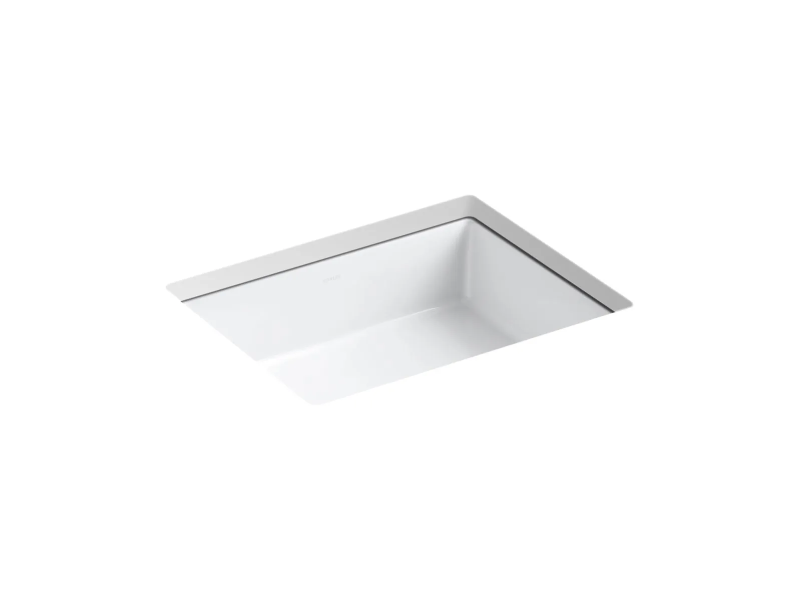 Kohler 2882-0 Verticyl Rectangle Undermount Bathroom Sink - White