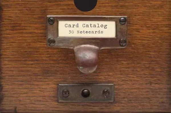 Card Catalog: 30 Notecards from the Library of Congress (Cards)