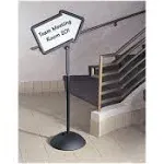 Safco 4173BL Double-Sided Arrow Sign Dry Erase Magnetic Steel