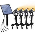 APONUO Solar Spotlights Landscape Lights