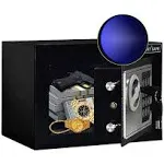 JUGREAT Safe Box with Induction Light, Electronic Digital Securit Safe Steel Con