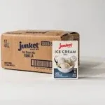 Junket Ice Cream Mix Very Vanilla (Case of 12)