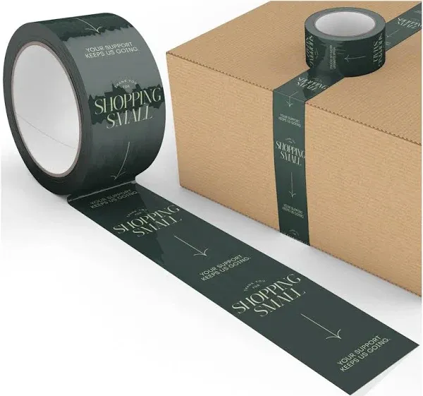 Thank You for Shopping Small Printed Packaging Tape