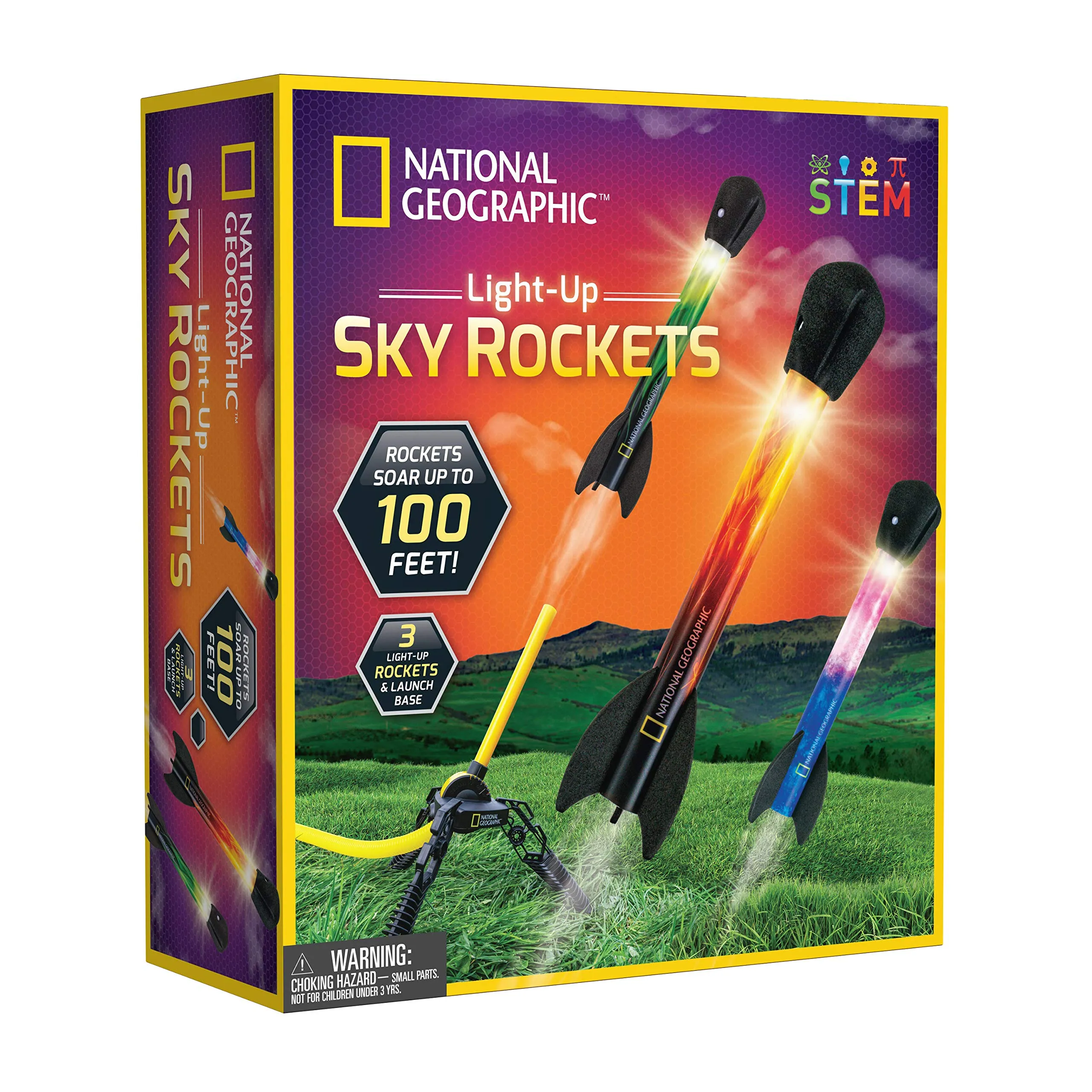 National Geographic Light-Up Air Rockets Kit