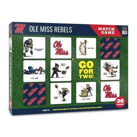 Missippi Rebels Licensed Memory Match Game