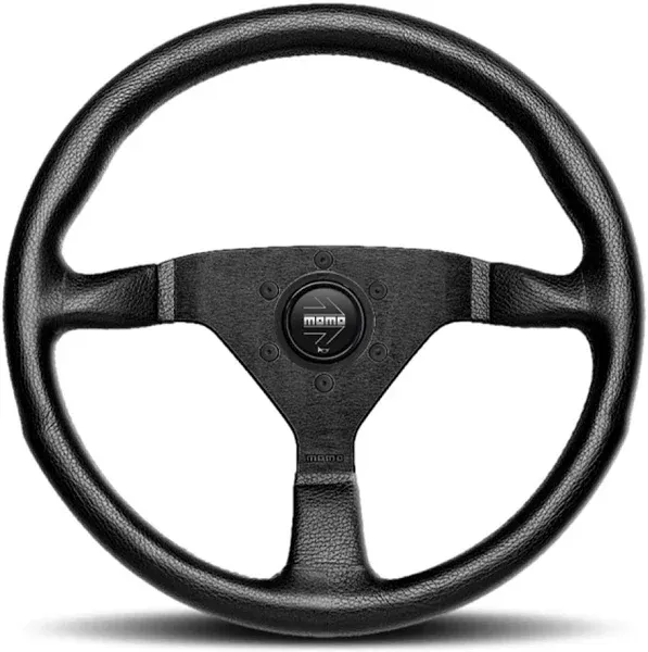 Momo Montecarlo Steering Wheel 320 mm - Black Leather/Black