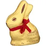 Lindt GOLD BUNNY Milk Chocolate, Hollow Milk Chocolate Candy Bunny, 3.5 oz. Bunny