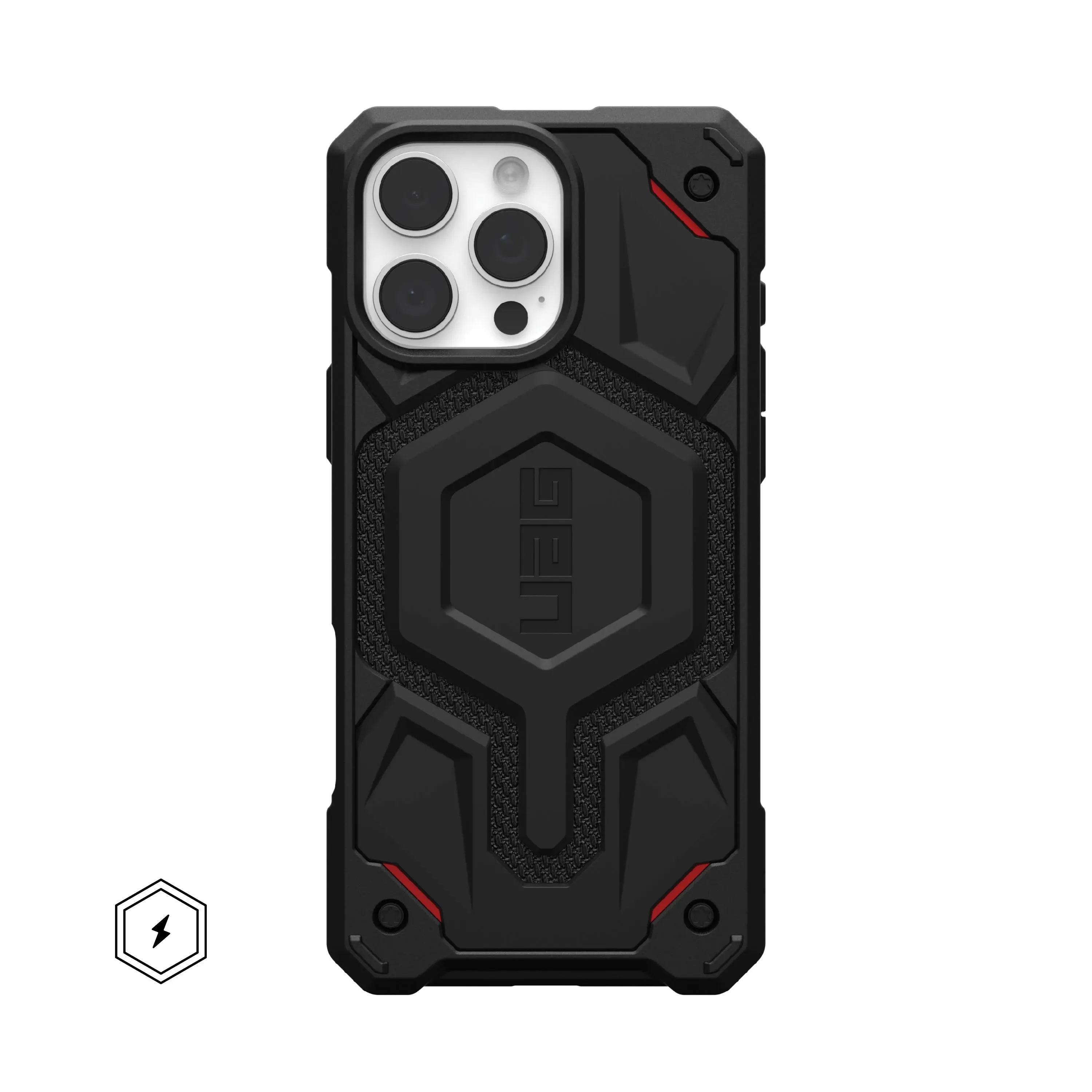 Urban Armor Gear Monarch Pro Kevlar iPhone 16 Pro Max Case | Kevlar Black