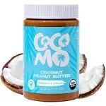 Cocomo Coconut Peanut Butter, Organic Peanut Butter, Natural, Gluten Free, Vegan, High Protein, Healthy Snack, Smooth and Creamy Spread, 16oz