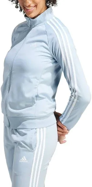 adidas Women's Essentials Warm-Up Slim 3-Stripes Track Jacket