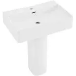 Swiss Madison SM-PS317 Concorde Square Two-Piece Pedestal Sink