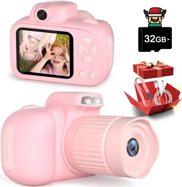 Temodu Kids Camera Best Birthday Festival Toys Gifts for Girls Boys Age 3-12