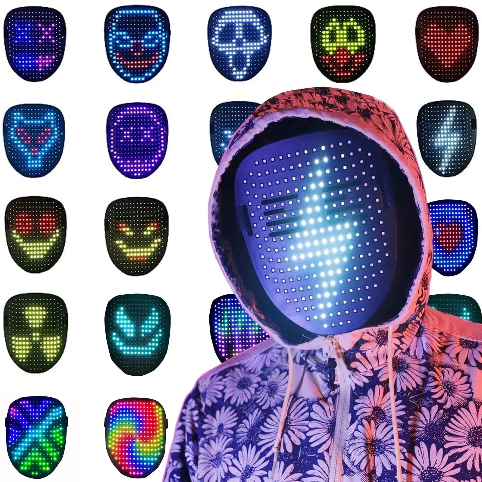 LED Lighted Face Mask