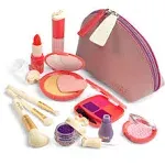 Litti Pritti Pretend Makeup for Girls 11 Piece Play Makeup Set