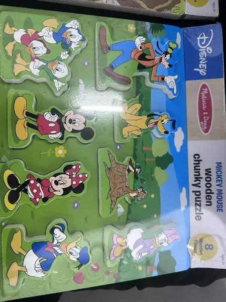 Melissa & Doug Disney Mickey Mouse Clubhouse Wooden Chunky Puzzle