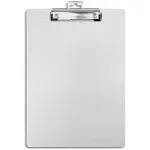 Staples Aluminum Clipboard, Letter size, Silver (28530)