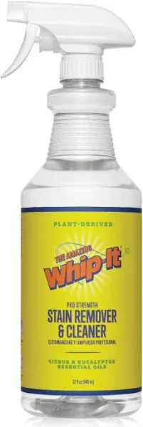 The Amazing Whip-It Multipurpose Stain Remover 32 oz Plant Based Non-toxic USA