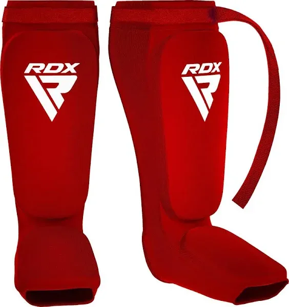 RDX Shin Guards Kickboxing Muay Thai SATRA Approved MMA Leg Instep Protection Pads