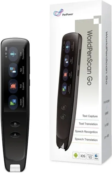 PenPower Inc. WorldPenScan Go Reading Pen and Pen Scanner