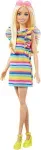 Barbie Fashionistas Doll - Tiered Dress and Braces Rainbow Figure