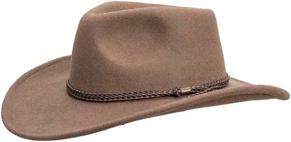 Outback Broken Hill - Crushable Soft Wool Felt Outdoorsman Hat | Hatcountry