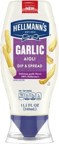 Hellmann's Garlic Aioli Dip & Spread