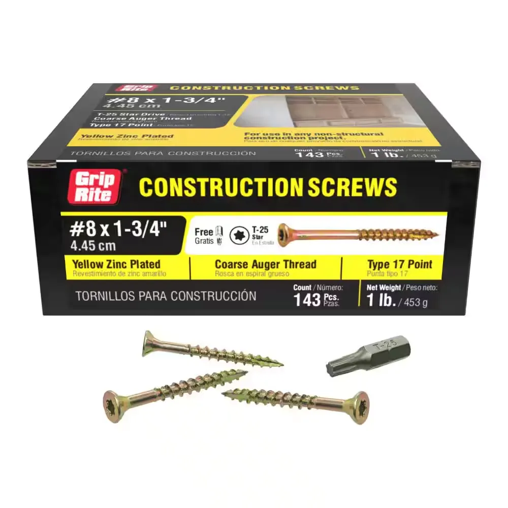 Grip-Rite Construction Wood Screws