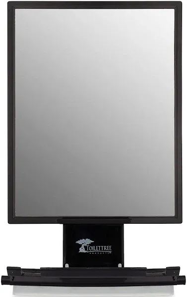 Elegant Black Fogless Shower Mirror - Shatterproof Design for Modern Bathrooms