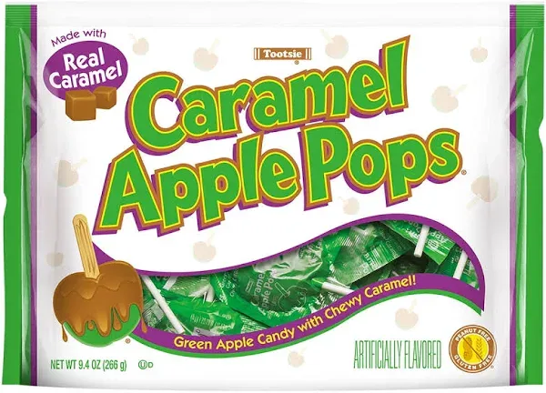 Caramel Apple Pops Tootsie